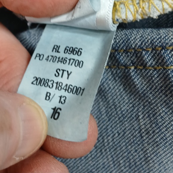 Lauren Ralph Lauren Jeans Women's 16 Blue Stretch Denim Mid Rise - Picture 6 of 11